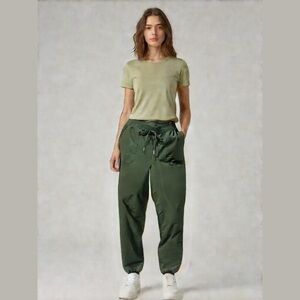 Retrology Laurel Leaf Green Joggers Large